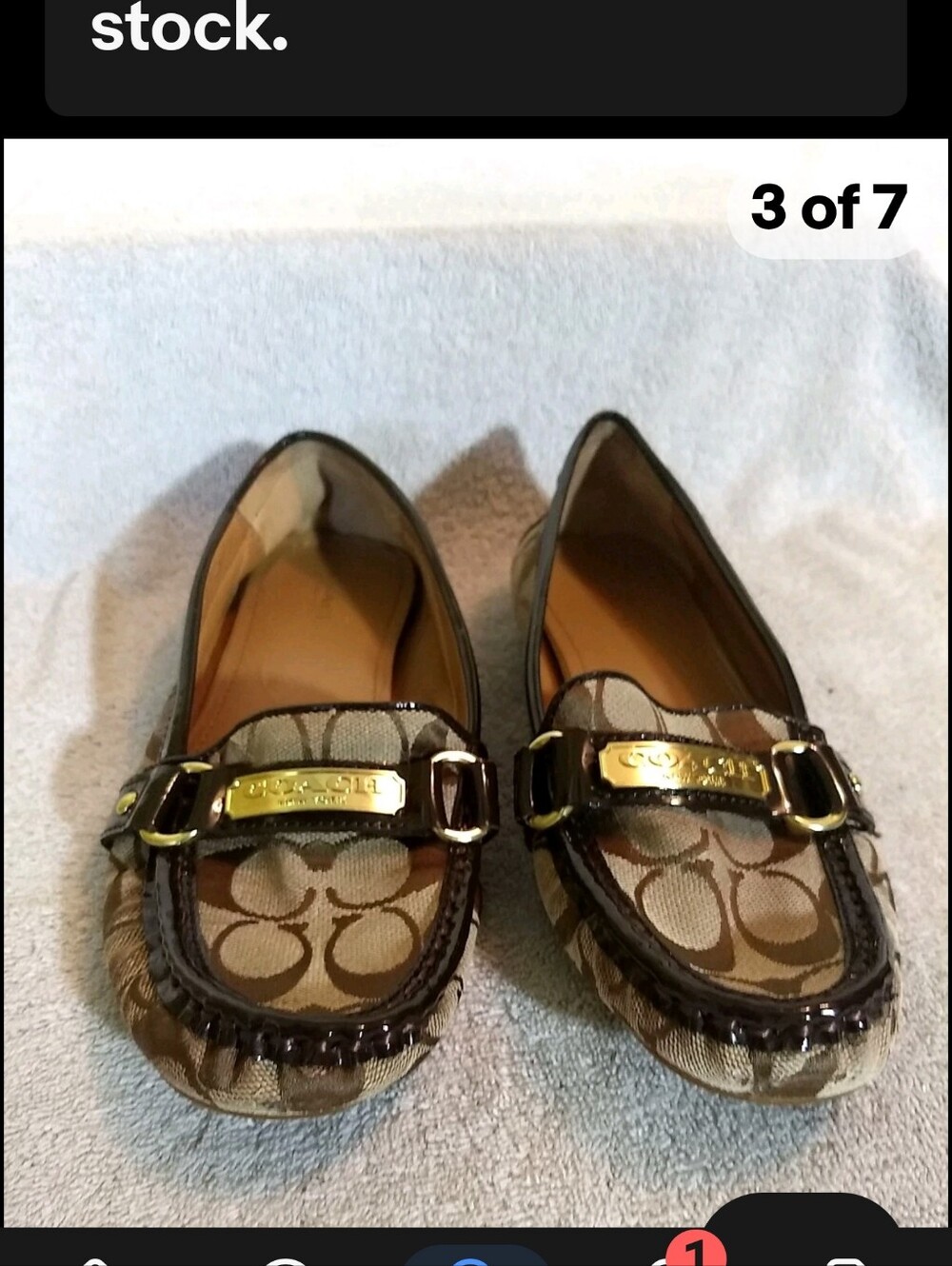 Coach (WMNS) New York Flynn Signature Classic Buckle Loafers, Size: 8 #ZZ28+17